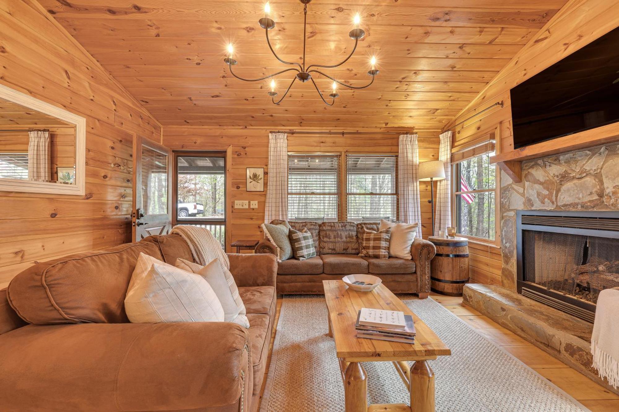 Cozy Cabin In Private Location With Hot Tub And Grill! Blue Ridge Exteriör bild