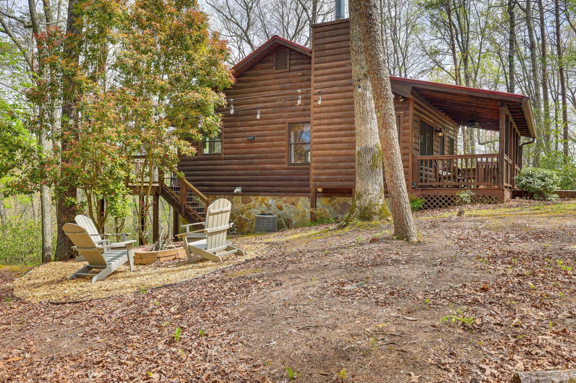 Cozy Cabin In Private Location With Hot Tub And Grill! Blue Ridge Exteriör bild