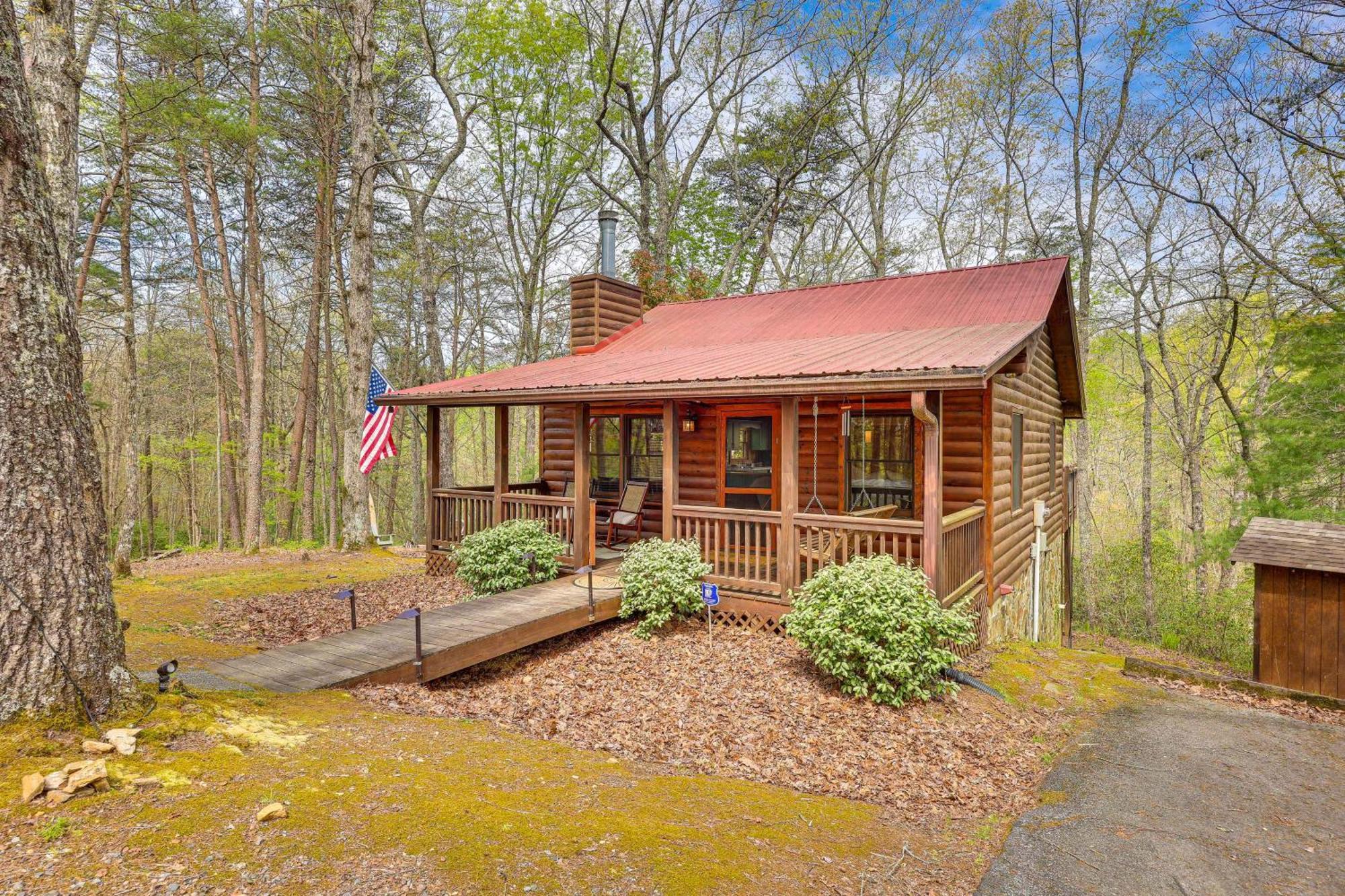 Cozy Cabin In Private Location With Hot Tub And Grill! Blue Ridge Exteriör bild